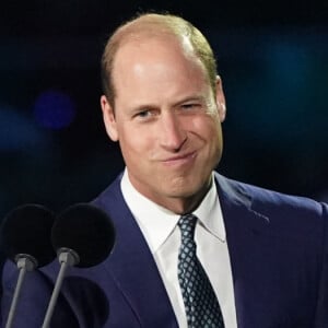 Le prince William a récemment décoré un ancien joueur de football.
Concert du couronnement du roi et de la reine dans l'enceinte du château de Windsor Le prince William, prince de Galles au concert du couronnement du roi et de la reine dans l'enceinte du château de Windsor.