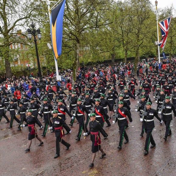 Détenue et interrogée pendant 13 heures, elle a vécu un cauchemar.
Sortie de la cérémonie de couronnement du roi d'Angleterre à l'abbaye de Westminster de Londres le 6 mai 2023.