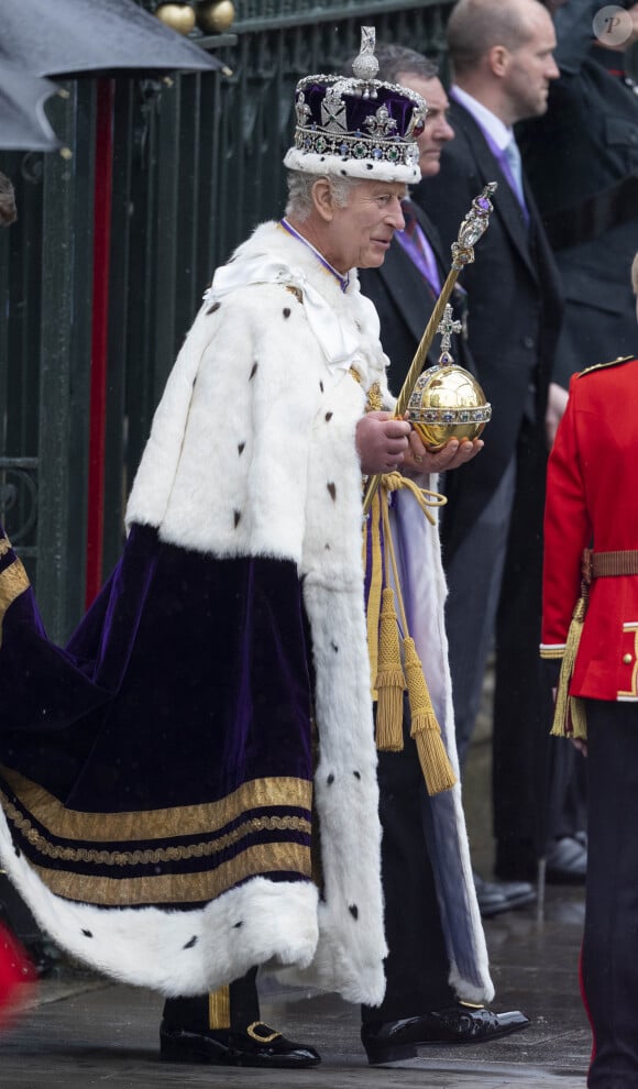 Le roi Charles III d'Angleterre - Les invités arrivent à la cérémonie de couronnement du roi d'Angleterre à l'abbaye de Westminster de Londres le 6 mai 2023.