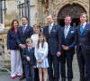 Ses oncles et tantes étaient également rassemblés. 
La princesse Claire, le prince Felix, la grande duchesse Maria Teresa, Le grand-duc Henri de Luxembourg, Le grand duc héritier Guillaume de Luxembourg - Procession de clôture de l'Octave 2023 à Luxembourg après la messe pontificale le 14 mai 2023. 