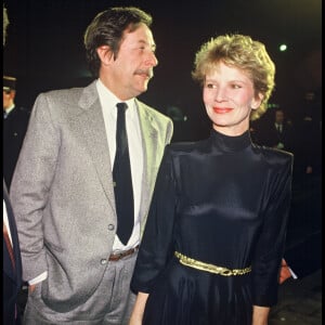 Archives - Jean Rochefort et Nicole Garcia lors de la soirée des César en 1985.
