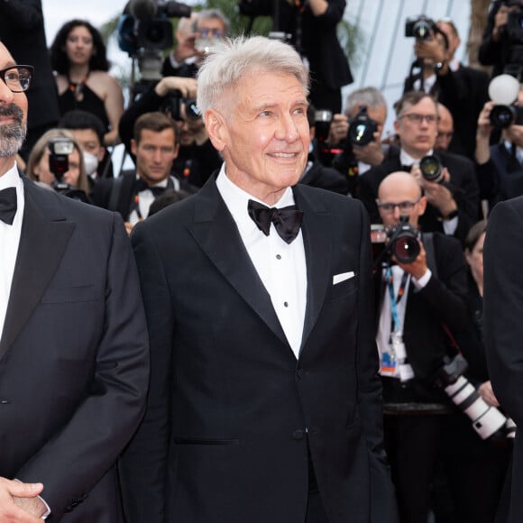 James Mangold, Harrison Ford - Montée des marches du film « Indiana Jones et le cadran de la destinée (Indiana Jones and the Dial of destiny) » lors du 76ème Festival International du Film de Cannes, au Palais des Festivals à Cannes. Le 18 mai 2023 © Olivier Borde / Bestimage