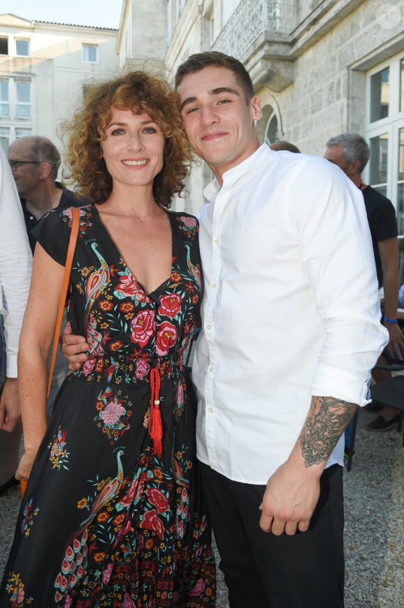 Elsa Lunghini et son fils Luigi Kröner lors du premier jour de la 11ème édition du festival du Film Francophone d'Angoulême, France, le 21 août 2018. © Coadic Guirec/Bestimage 