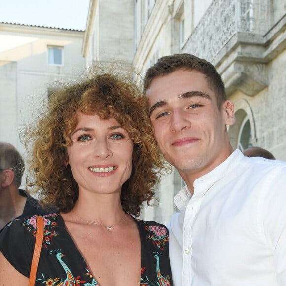 Elsa Lunghini et son fils Luigi Kröner lors du premier jour de la 11ème édition du festival du Film Francophone d'Angoulême, France, le 21 août 2018. © Coadic Guirec/Bestimage 