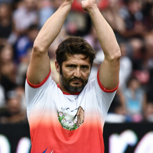 Ils sont restés en bons termes depuis leur rupture
Bixente Lizarazu - Les champions du monde de 98 ont défié les rugbymen du Stade toulousain lors d'une rencontre caritative pour l'association de Pascal Olmeta "Un sourire, un espoir pour la vie" sur la pelouse du stade Ernest Wallon à Toulouse, France, le 10 juillet 2017. © Agence/Bestimage 