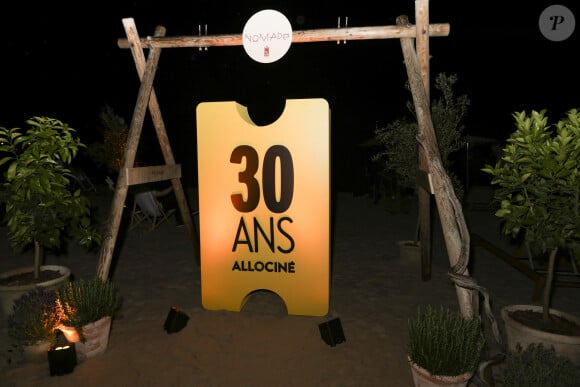 Soirée des 30 ans d'AlloCiné à la plage du 3.14 lors du 76e Festival International du Film de Cannes, le 20 mai 2023. © Jack Tribeca/Bestimage