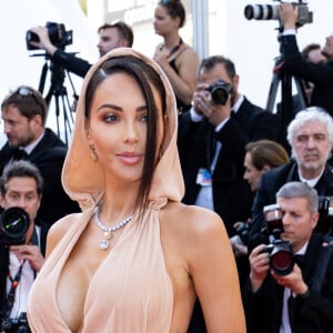 Nabilla Benattia-Vergara - Montée des marches du film " Club Zéro " lors du 76ème Festival International du Film de Cannes, au Palais des Festivals à Cannes. Le 22 mai 2023 © Jacovides-Moreau / Bestimage