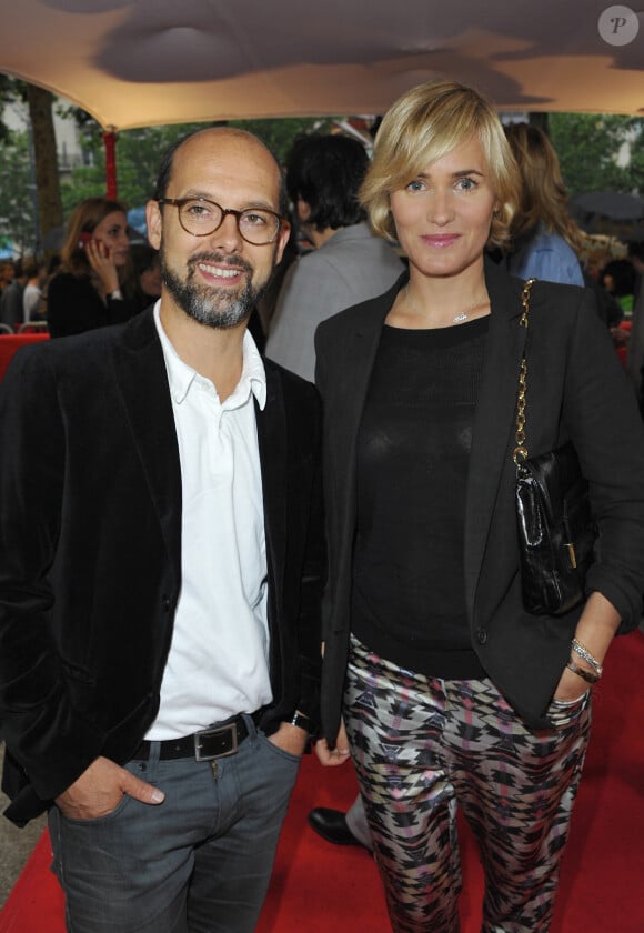 Judith Godrèche et Maurice Barthélemy - Avant-première du film Un bonheur n'arrive jamais seul en 2012