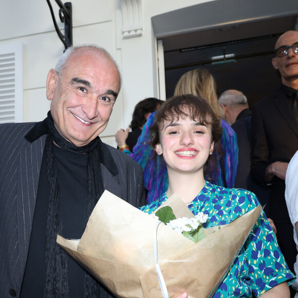 Exclusif - Pascal Nègre et Perrine Tripier - Première édition du "Prix Aznavour des Mots d'Amour" à l'Hôtel Particulier de Paris le 22 mai 2023.  © Coadic Guirec/Bestimage 