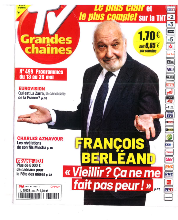 Couverture du magazine "TV Grandes Chaines".
