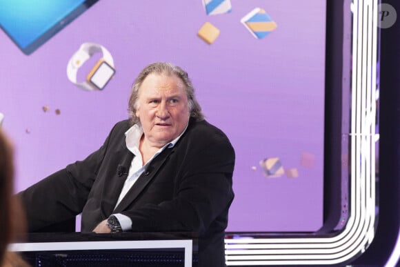 Gérard Depardieu a été en couple avec Karine Silla
Exclusif - Gérard Depardieu - Première émission TPMP (Touche Pas à Mon Poste!) de la saison pour Cyril Hanouna et son équipe de chroniqueurs, avec beaucoup de nouveautés, un nouveau plateau, nouveau décor, des nouveaux arrivants, ainsi que la présence rare et exclusive de G.Depardieu à Paris© Jack tribeca / Bestimage