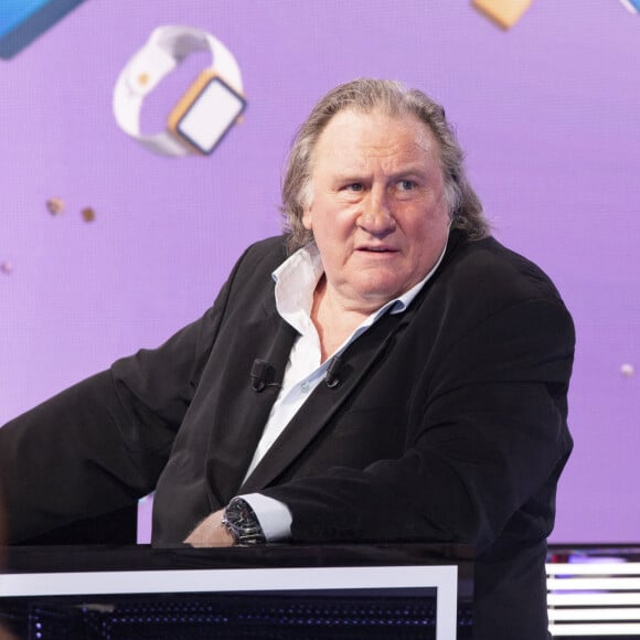 Gérard Depardieu a été en couple avec Karine Silla
Exclusif - Gérard Depardieu - Première émission TPMP (Touche Pas à Mon Poste!) de la saison pour Cyril Hanouna et son équipe de chroniqueurs, avec beaucoup de nouveautés, un nouveau plateau, nouveau décor, des nouveaux arrivants, ainsi que la présence rare et exclusive de G.Depardieu à Paris© Jack tribeca / Bestimage