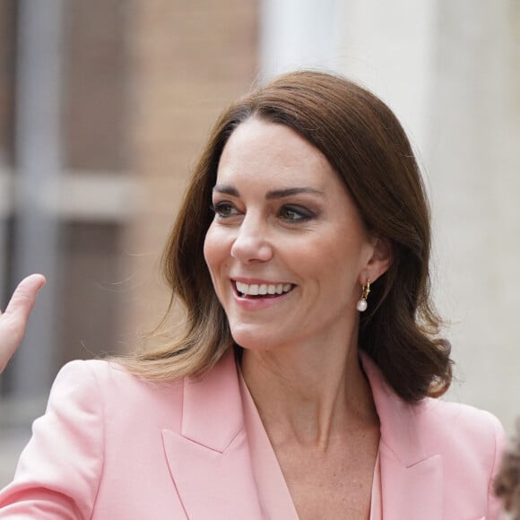 Catherine (Kate) Middleton, princesse de Galles, arrive au "Founding Museum" à Londres, le 25 mai 2023. 