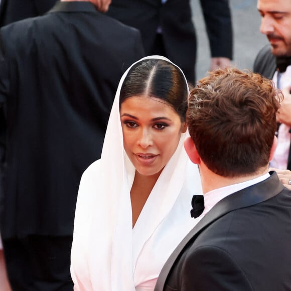 Ayem Nour et Quentin Delcourt - Montée des marches du film " Club Zéro " lors du 76ème Festival International du Film de Cannes, au Palais des Festivals à Cannes. Le 22 mai 2023 © Jacovides-Moreau / Bestimage