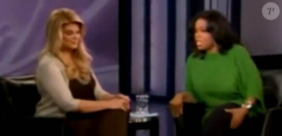 Kirstie Alley au Oprah Winfrey Show, le 25 février 2010