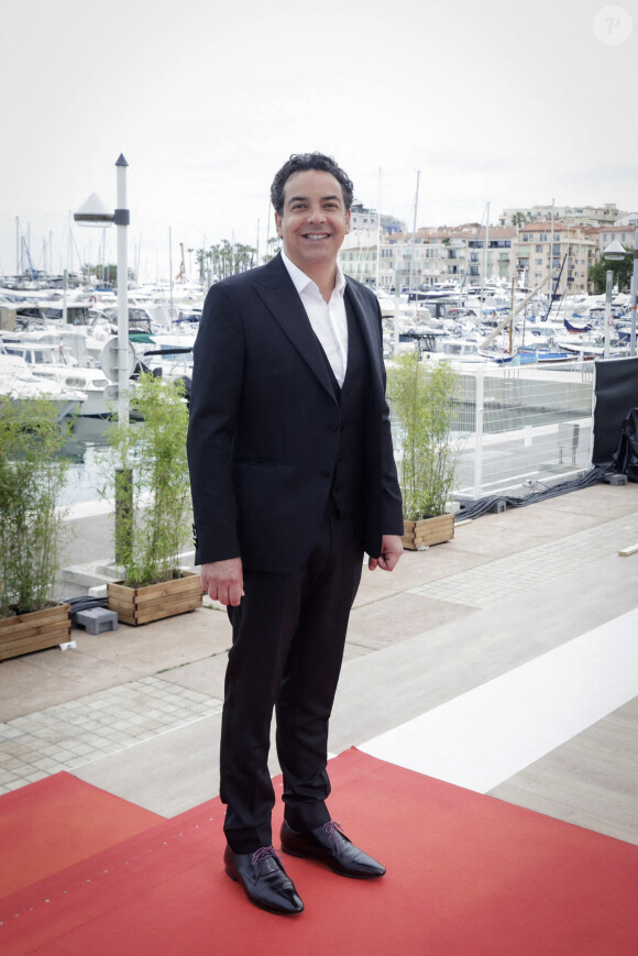 Exclusif - Patrick Cohen - Emission "C à vous" à l'occasion de la présentation des films "Strange Way Of Life" et "Le règne Animal" lors du 76ème Festival International du Film de Cannes. © Jack Tribeca / Bestimage