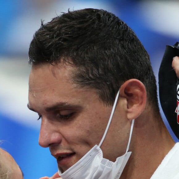 La fiancée de Florent Manaudou est originaire du Danemark
Florent Manaudou et sa compagne Pernille Blume - Florent Manaudou, médaille d'argent du 50 m nage libre aux jeux olympiques Tokyo 2020 (23 juillet - 8 août 2021), le 1er août 2021.