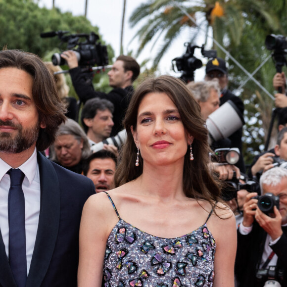 Dimitri Rassam et Charlotte Casiraghi - Montée des marches du film « Killers of the flower moon » lors du 76ème Festival International du Film de Cannes, au Palais des Festivals à Cannes. Le 20 mai 2023 © Olivier Borde / Bestimage  Red carpet of the movie « Killers of the flower moon » during the 76th Cannes International Film Festival at the Palais des Festivals in Cannes, France. On may 20th 2023 