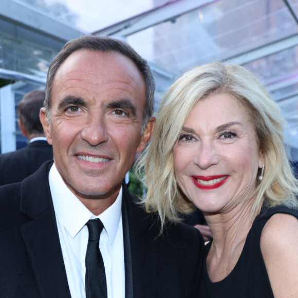 Nikos Aliagas et Michèle Laroque - Les célébrités fêtent le centenaire des 24 Heures du Mans au musée Rodin à Paris, le 16 mai 2023. © Rachid Bellak / Bestimage 
