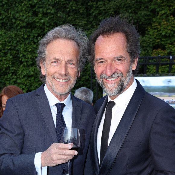Stéphane Freiss et Stéphane de Groodt - Les célébrités fêtent le centenaire des 24 Heures du Mans au musée Rodin à Paris, le 16 mai 2023. © Rachid Bellak / Bestimage 