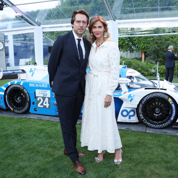 Ophélie Meunier et son mari Mathieu Vergne - Les célébrités fêtent le centenaire des 24 Heures du Mans au musée Rodin à Paris, le 16 mai 2023. © Rachid Bellak / Bestimage 