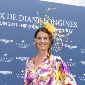 Sophie Thalmann - Prix de Diane Longines à l'hippodrome de Chantilly, le 20 juin 2021. © Pierre Perusseau/Bestimage