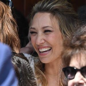 Dani - Mariage de Laura Smet et Raphaël Lancrey-Javal à l'église Notre-Dame des Flots au Cap-Ferret le jour de l'anniversaire de son père Johnny Hallyday le 15 juin 2019.