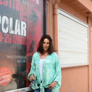 La comédienne Astrid Veillon est présente au 1er Festival du Polar de Saint Laurent du Var le 28 avril 2018 pour présenter d'une part la série " Tandem " créée par J.Marcus (2016) lors d'une projection-débat, et d'autre part pour une lecture lecture d'extraits de Mato grosso (Albin Michel), dernier ouvrage d'un des auteurs de polars les plus en vue du moment, I.Manook. © Bruno Bebert / Bestimage 