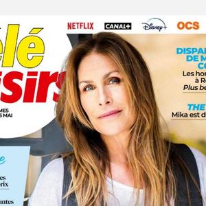 Astrid Veillon en couverture du magazine "Télé Loisirs".