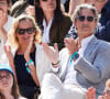 Ils n'ont pas cessé de se câliner en tribunes
Caroline Roux et son mari Laurent Solly en tribunes lors des Internationaux de France de tennis de Roland Garros 2023 à Paris, France. © Moreau-Jacovides/Bestimage