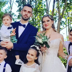 Ludovica Tuzzoli et son mari lors de leur mariage, le 23 octobre 2022
© Instagram familletuzzolixxl