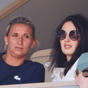 Tatiana Golovin en tribunes lors des Internationaux de France de tennis de Roland Garros 2023 à Paris, France, le 3 juin 2023. © Moreau-Jacovides/Bestimage  Celebs in the stands during the French Open tennis tournament at Roland Garros 2023 in Paris, France, on June 3rd, 2023. 