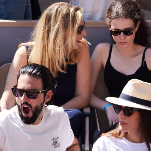 Judith El Zein en tribunes lors des Internationaux de France de tennis de Roland Garros 2023 à Paris, France, le 3 juin 2023. © Moreau-Jacovides/Bestimage  Celebs in the stands during the French Open tennis tournament at Roland Garros 2023 in Paris, France, on June 3rd, 2023. 