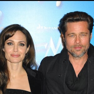 Angelina Jolie et Brad Pitt à l'avant-première du film "Megamind" à l'UGC Normandie de Paris, le 29 novembre 2010.
© Bordenave-Moreau / Bestimage