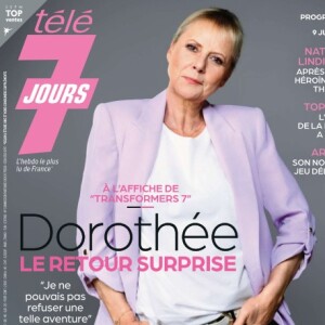 Dorothée en couverture du magazine "Télé 7 jours".