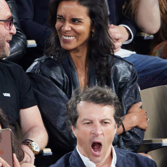 Dans les tribunes, Shy'm a profité du spectacle.
Shy'm (Tamara Marthe) - Tribunes des internationaux de France de tennis Roland Garros à Paris le 5 juin 2023. © Cyril Moreau / Bestimage
