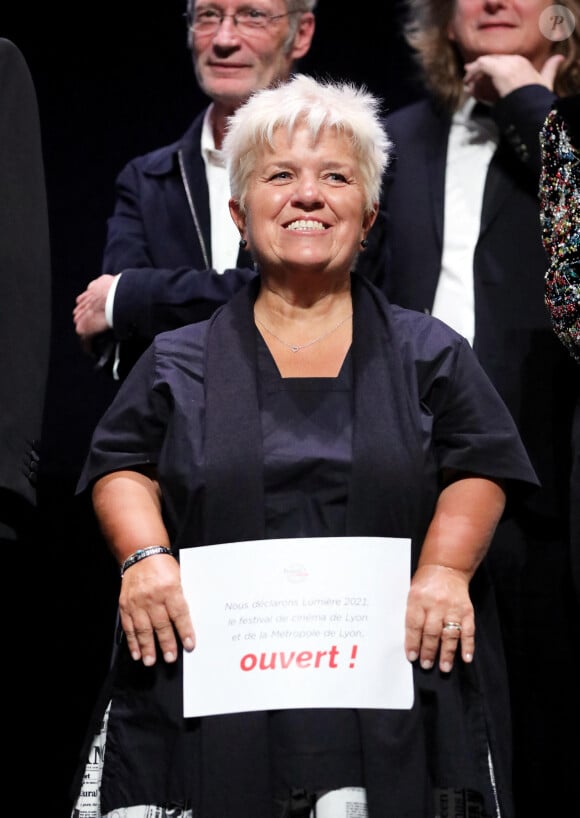 Il y a quelques années, elle a été la proie d'une psychopathe.
Mimie Mathy - Salle - Cérémonie d'ouverture du Festival Lumière 2021 à Lyon le 9 octobre 2021. © Dominique Jacovides / Bestimage