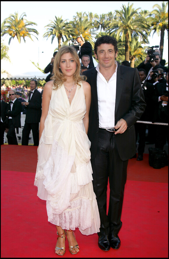 Patrick Bruel et son ex femme Amanda Sthers au Festival de Cannes en 2007.