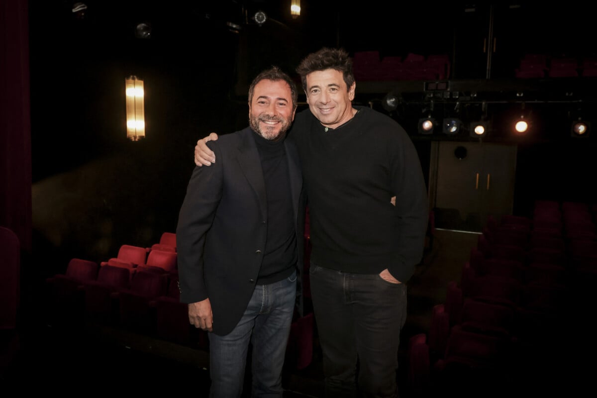 Photo : Exclusif - Bernard Montiel, Patrick Bruel - Enregistrement De L ...