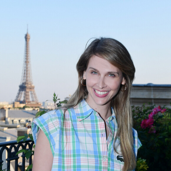 Exclusif - Ophélie Meunier à la soirée Jardin Secret sur le rooftop de l'hôtel The Peninsula Paris le 7 juin 2023. © Rachid Bellak / Bestimage