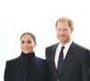 Mais s'ils se séparaient, le prince reviendrait-il vivre à Londres ?
Le prince Harry, duc de Sussex et Meghan Markle, duchesse de Sussex, en visite à New York, le 23 septembre 2021. © Taidgh Barron/Zuma Press/Bestimage 