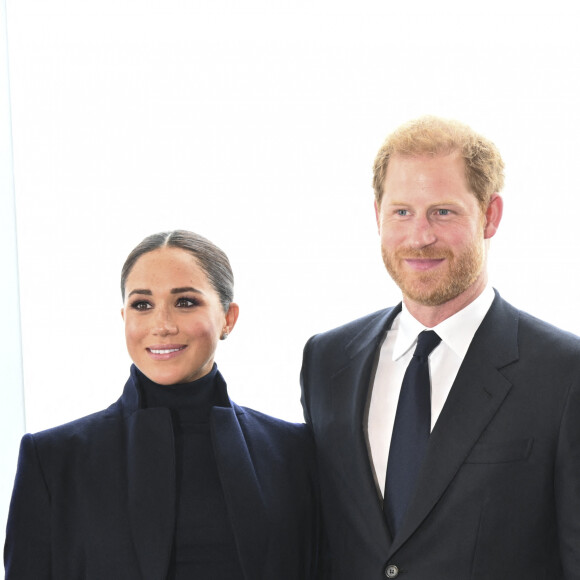 Mais s'ils se séparaient, le prince reviendrait-il vivre à Londres ?
Le prince Harry, duc de Sussex et Meghan Markle, duchesse de Sussex, en visite à New York, le 23 septembre 2021. © Taidgh Barron/Zuma Press/Bestimage 