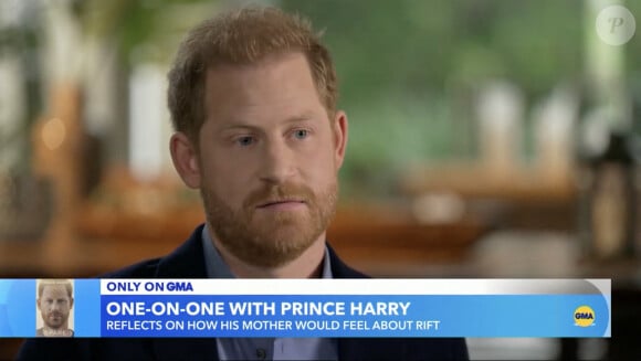 Le prince Harry a déclaré qu'il pensait que sa défunte mère, la princesse Diana, serait triste de voir les conflits avec son frère le prince William. 