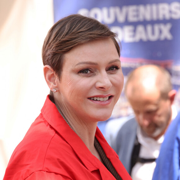 La princesse Charlène de Monaco - "Le rocher en fête" la principauté de Monaco fête le centenaire du prince Rainier III à Monaco, le 31 mai 2023. © Jean-Charles Vinaj/Pool Monaco/Bestimage 