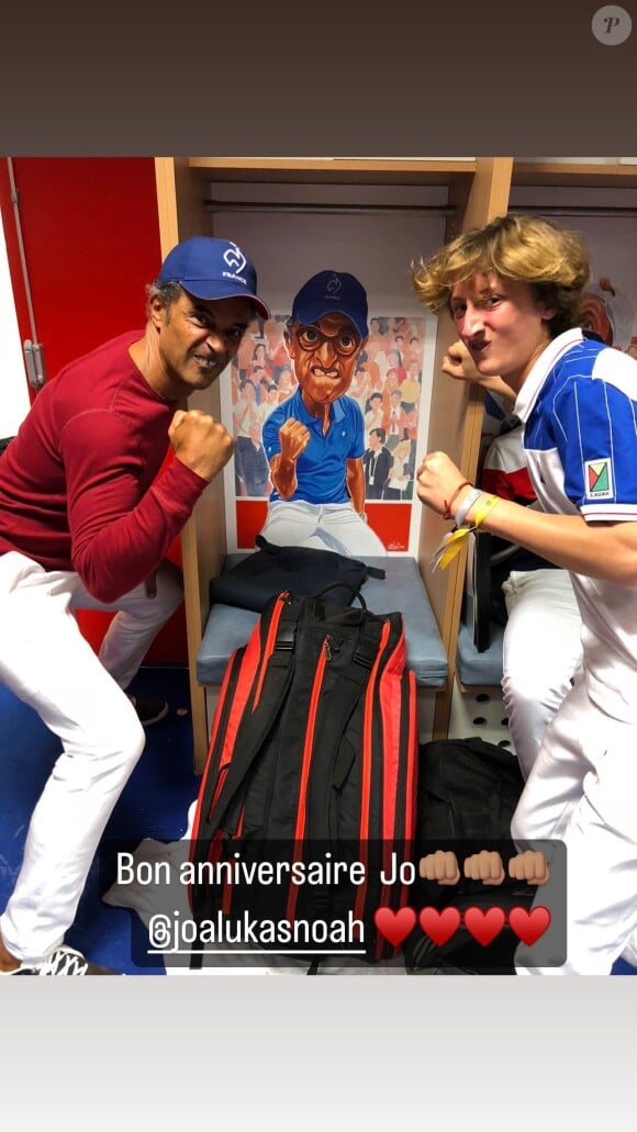 Yannick Noah a célébré les 19 ans de son fils avec des publications sur Instagram
Yannick Noah fête les 19 ans de son fils Joalukas sur Instagram le 10 juin 2023.