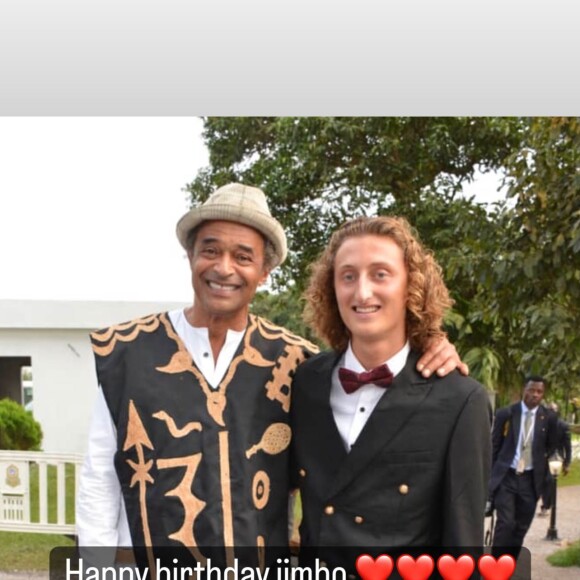 Yannick Noah fête les 19 ans de son fils Joalukas sur Instagram le 10 juin 2023.