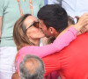 Après sa victoire, Novak Djokovic s'est rendu auprès des siens pour célébrer sa victoire
Jelena et Novak Djokovic pendant les Internationaux de France de tennis de Roland Garros 2023 à Paris le 11 juin 2023. Photo : Laurent Zabulon/ABACAPRESS.COM