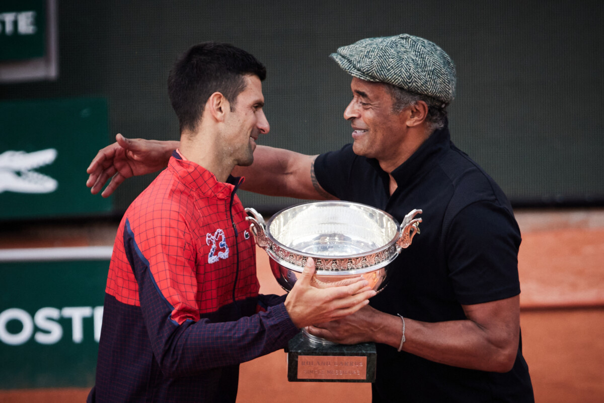 Photo Novak Djokovic Yannick Noah Novak Djokovic Remporte Les Internationaux De France De