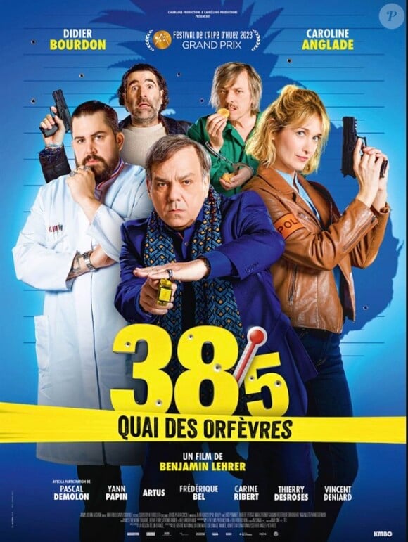 Didier Bourdon dans le film "38°5 Quai des Orfèvres".