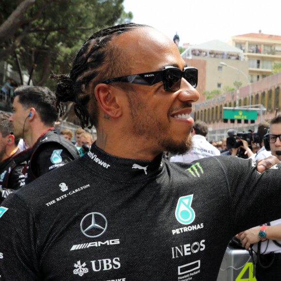 Lewis Hamilton, Chris Rock et Teddy Riner lors du Grand Prix de Formule 1 (F1) de Monaco, le 28 mai 2023. © Jean-François Ottonello/Nice-Matin/Bestimage 